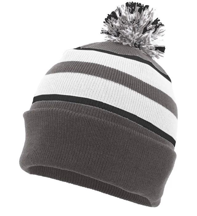 Pacific Headwear Knit Fold Over Pom-Pom Beanie