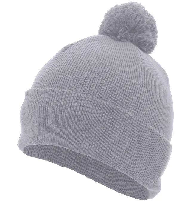 Pacific Headwear Knit Fold Over Pom-Pom Beanie