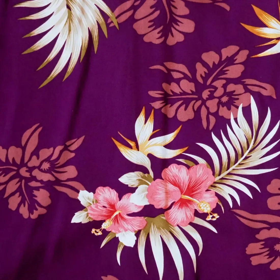 Passion Purple Maxi Hawaiian Dress