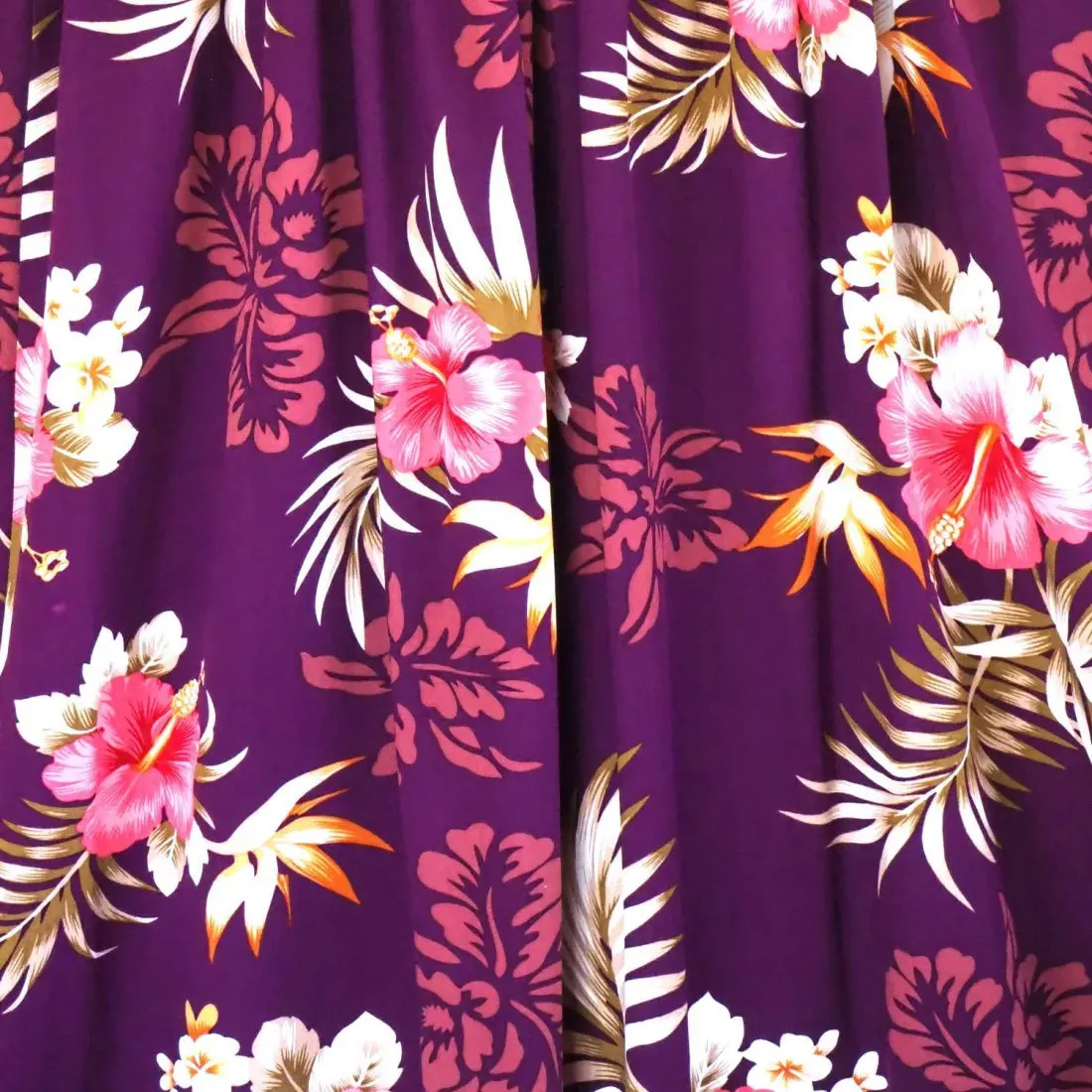 Passion Purple Maxi Hawaiian Dress