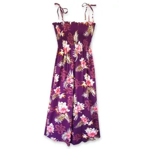 Passion Purple Maxi Hawaiian Dress