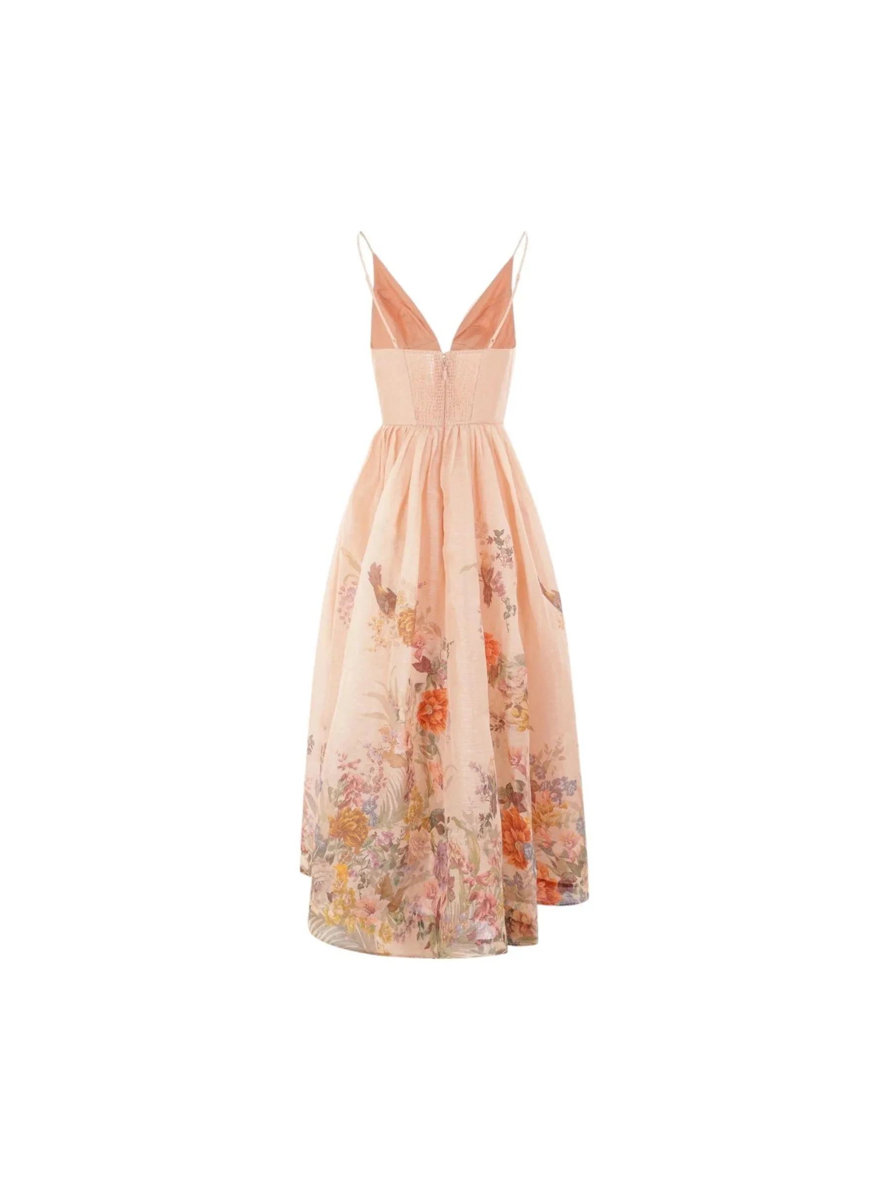 Pavilion Floral Linen Dress