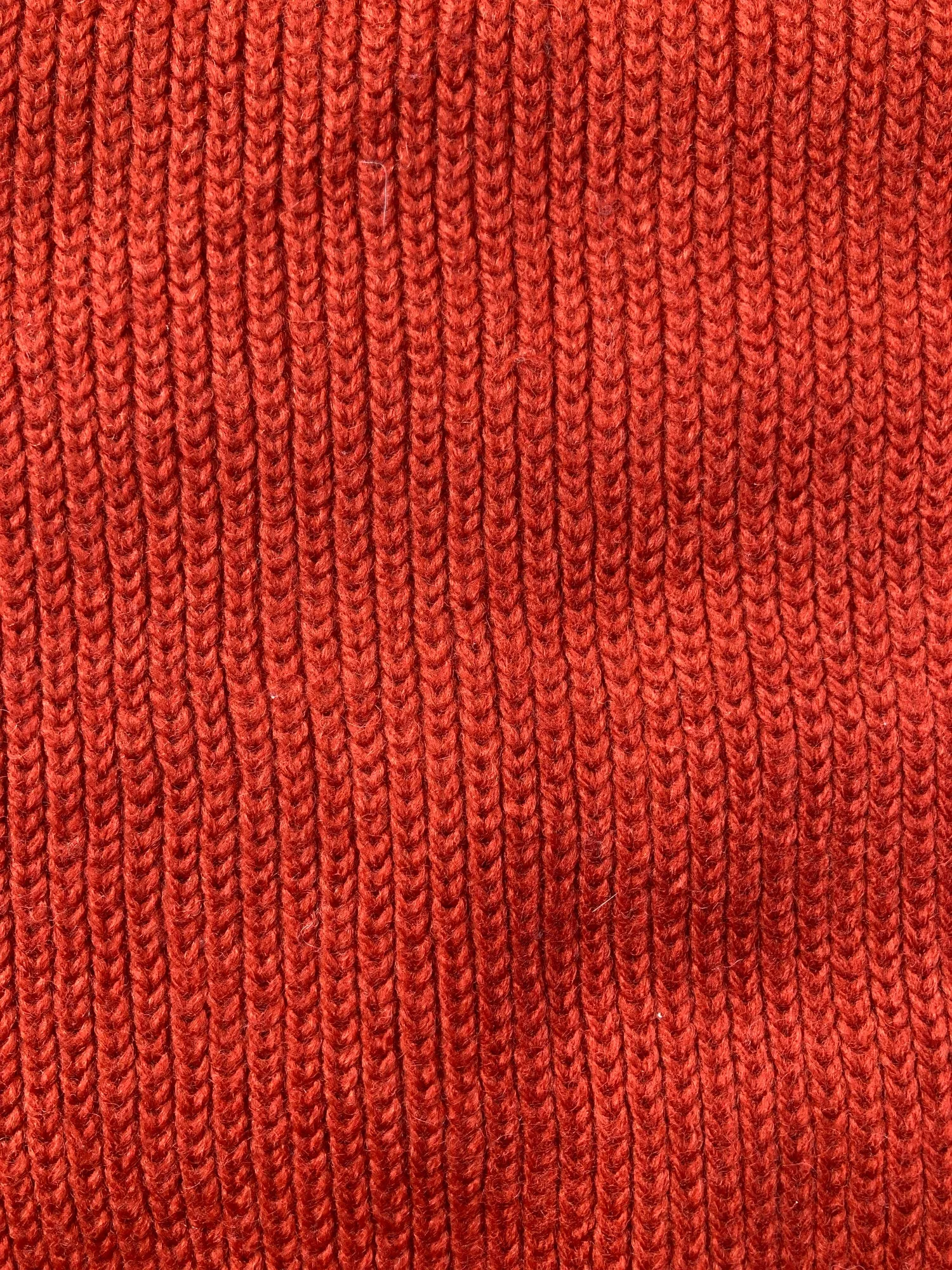 Peter Storm burnt orange "super oiled" wool mock neck jumper - L