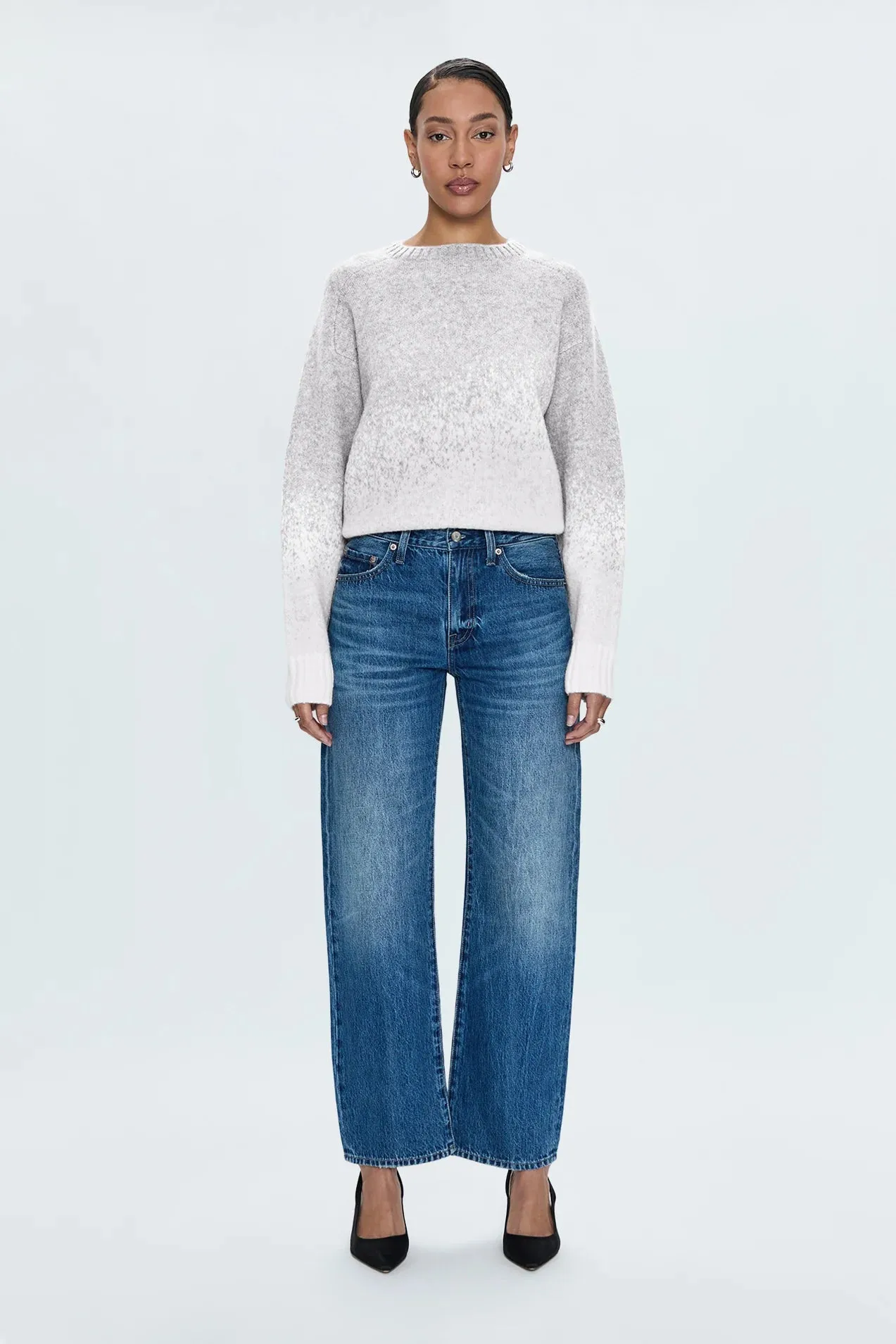 Pistola Lexi Mid Rise Bowed Jeans