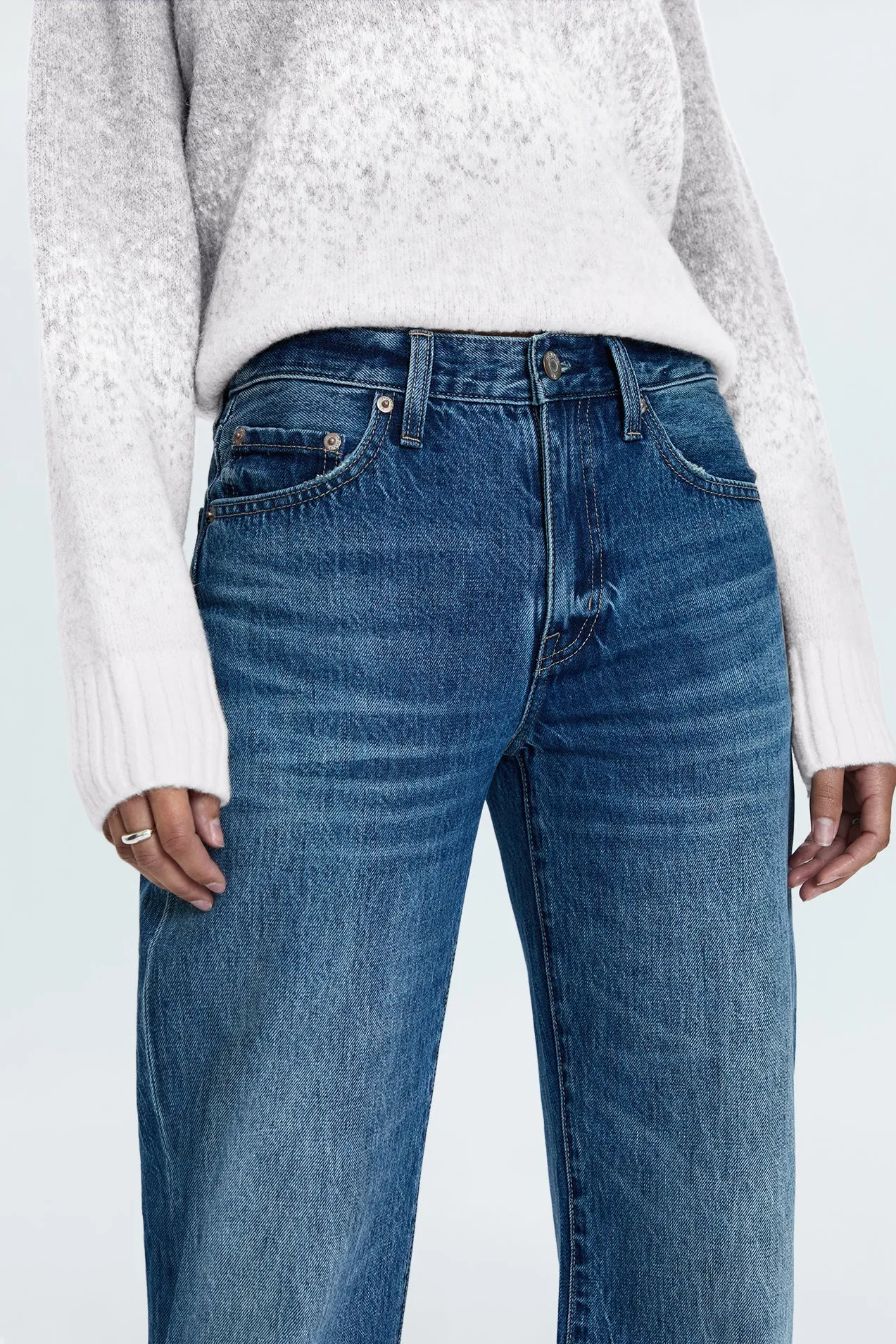 Pistola Lexi Mid Rise Bowed Jeans