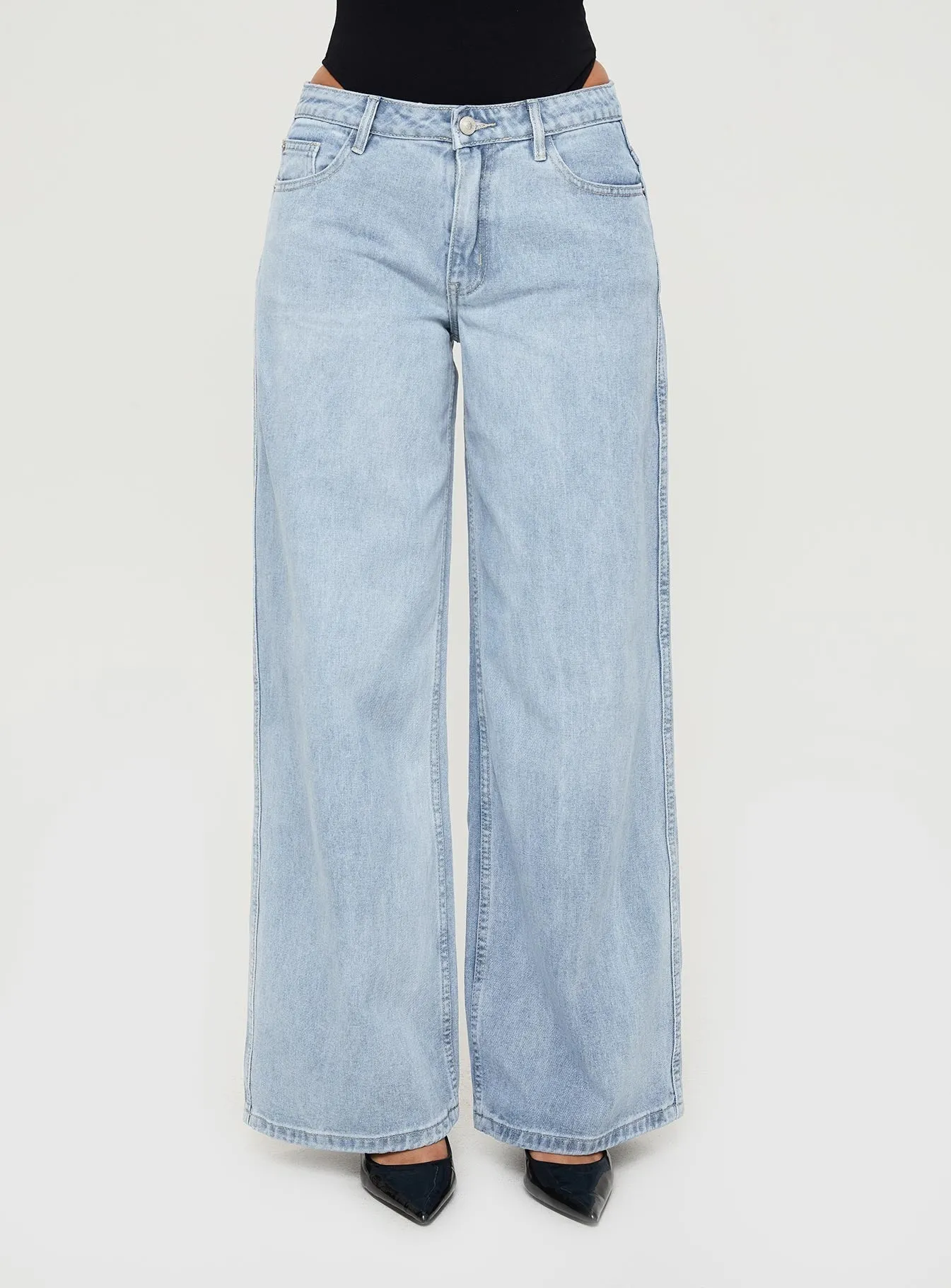 Ramos Low Rise Denim Jeans Light Wash Petite