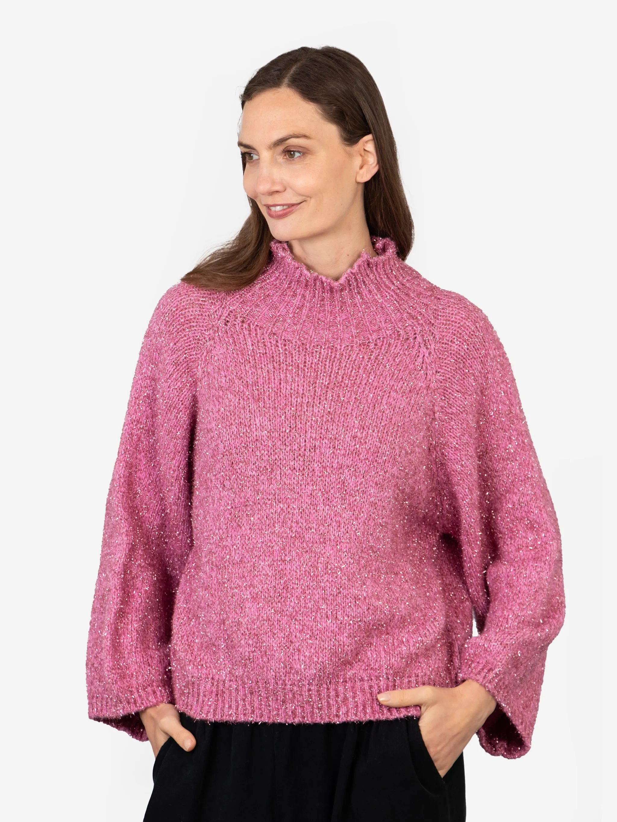 Riley Box Jumper - Pink