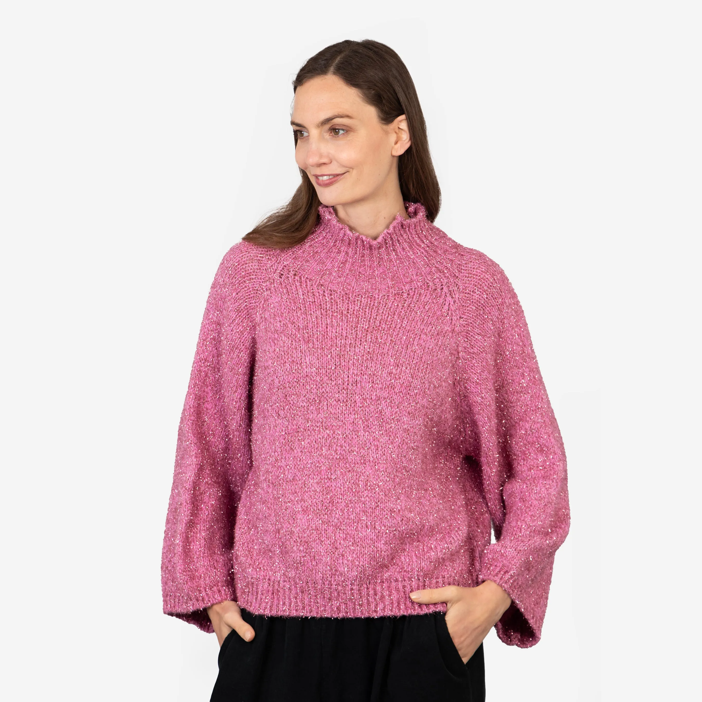 Riley Box Jumper - Pink