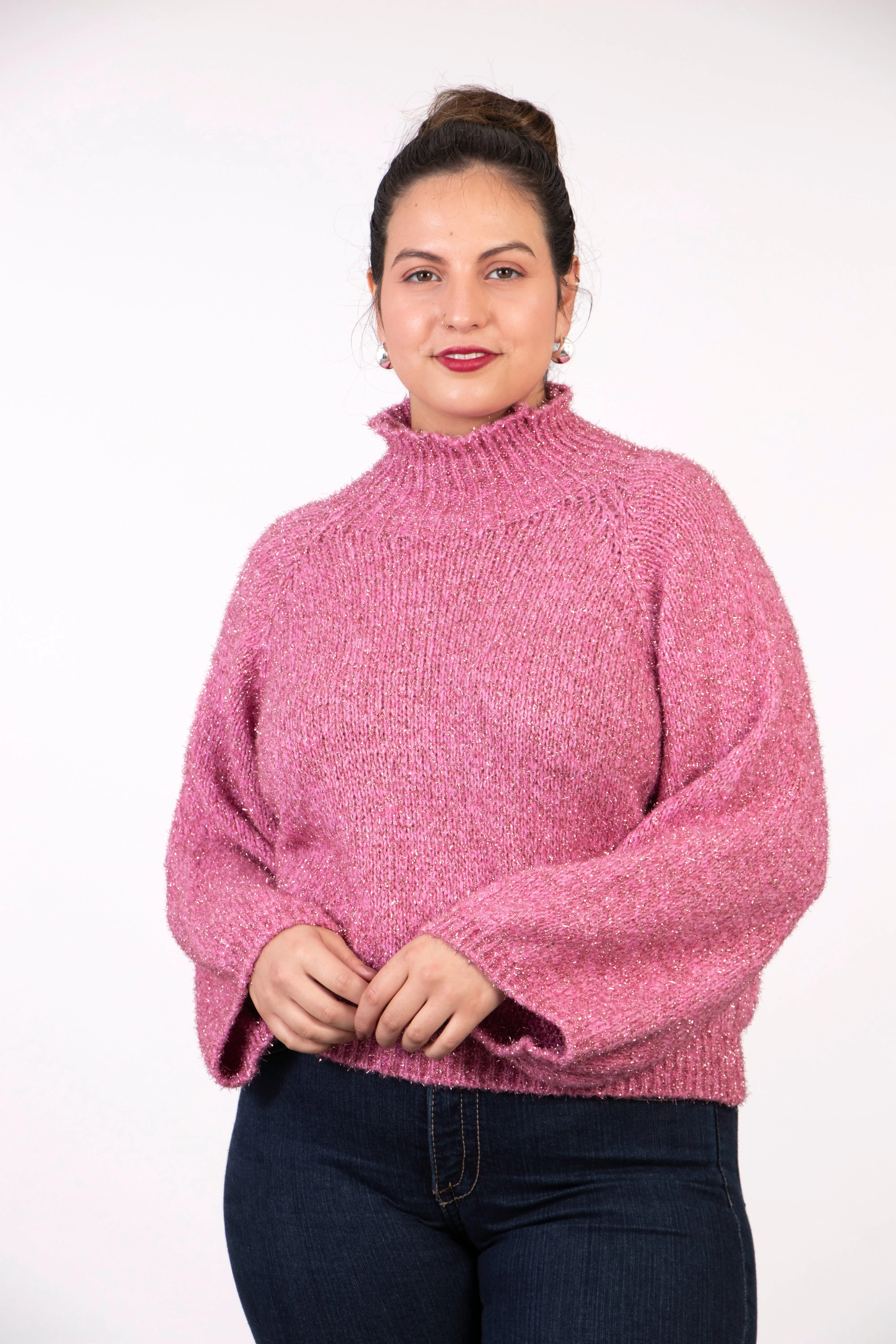 Riley Box Jumper - Pink