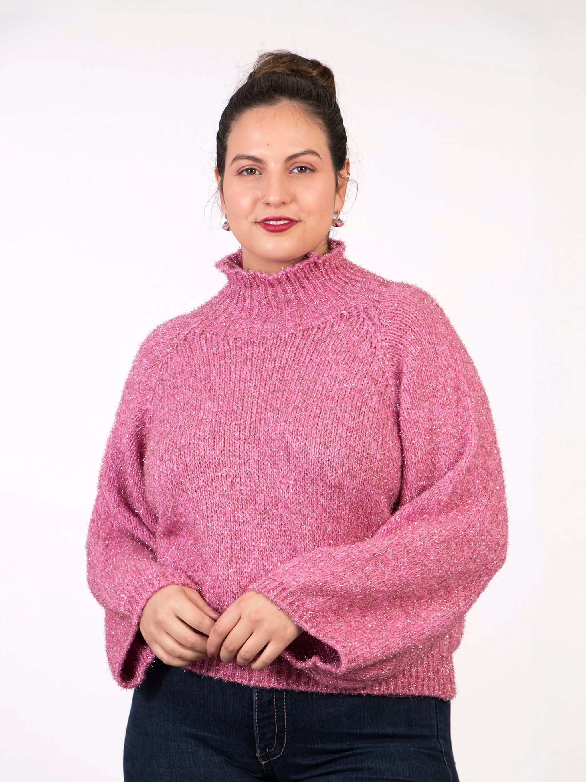 Riley Box Jumper - Pink