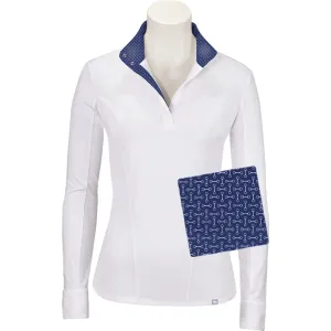 RJ Classics Ladies Tori Show Shirt - Navy Bits