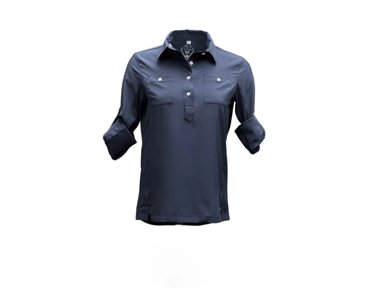 Safari Sun Shirt with UPF 50  Sun Protection- Classic Navy