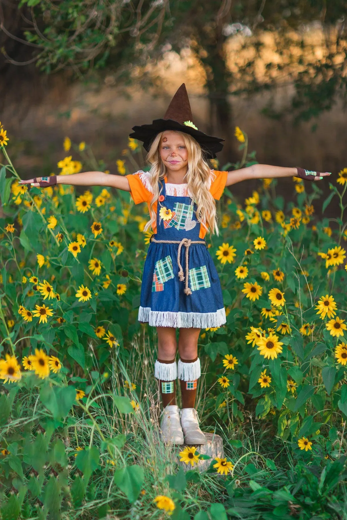 Scarecrow Costume - 5 Piece Set