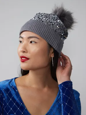 Sequin Beanie