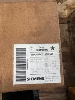 Siemens MT0500A Control Transformer 240V AC/480V AC