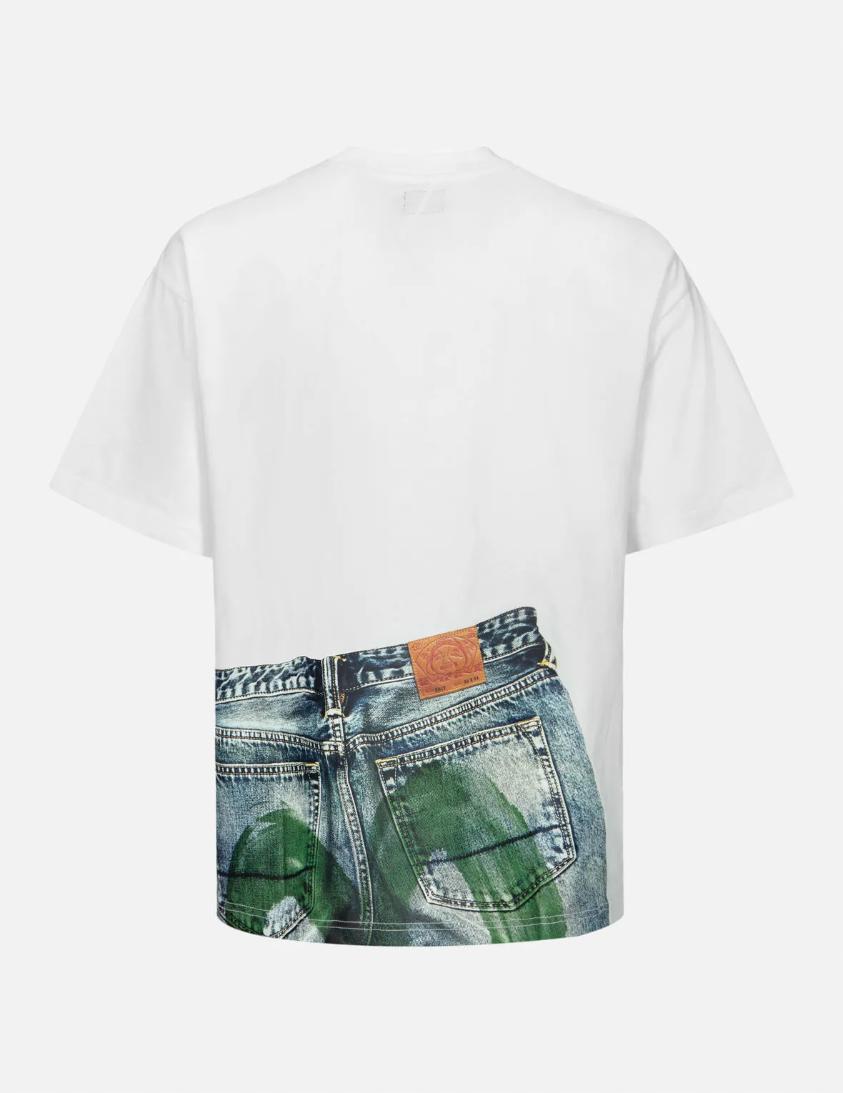 Simulated Digital Print Relax Fit T-shirt