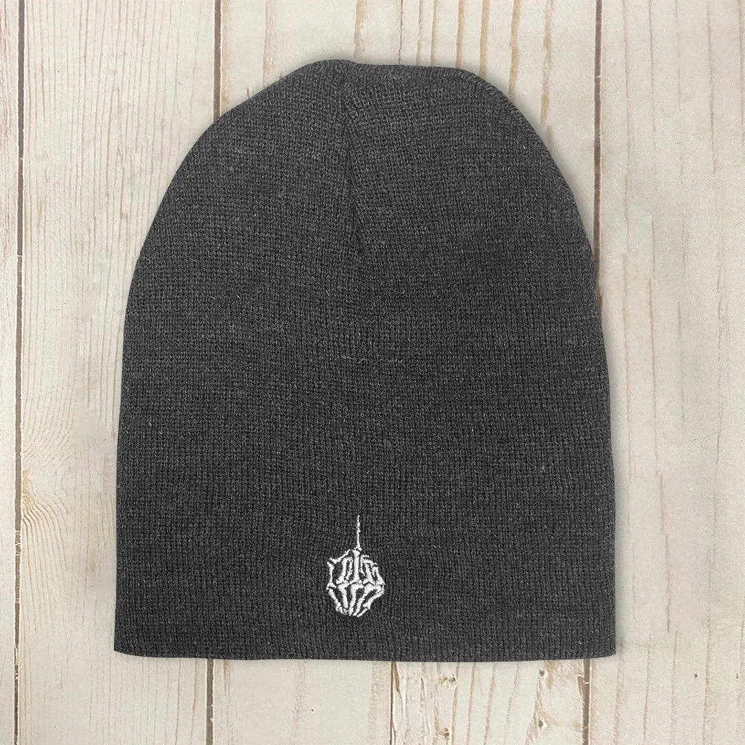 Skeleton Finger Beanie (No Cuff)