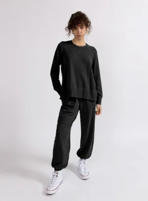 STATESIDE Softest Fleece Pocket Pant BLACK