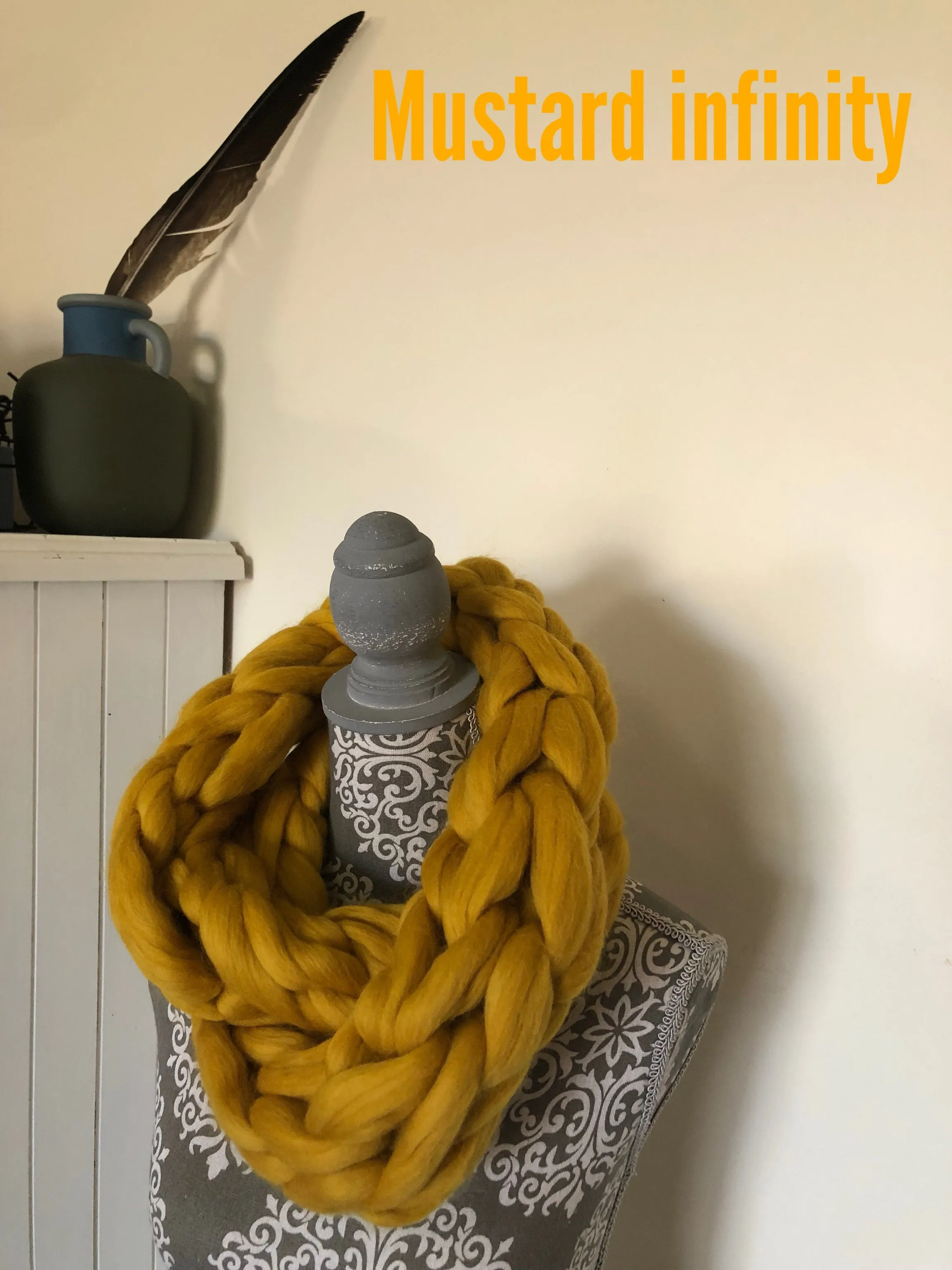 Super chunky infinity scarf