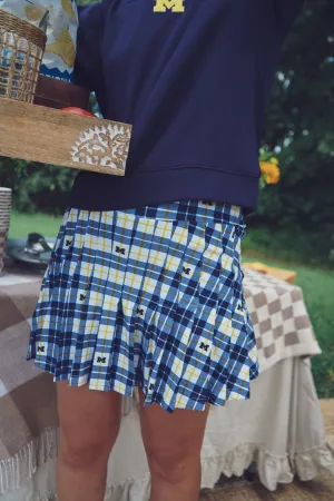 Tailgate Collection Gwen Skort - Wolverines Plaid