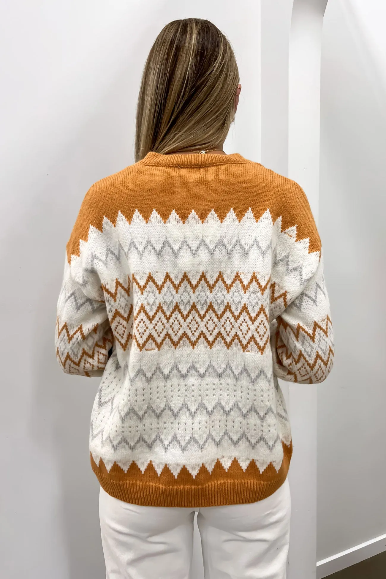 Tammie Knit Jumper Orange