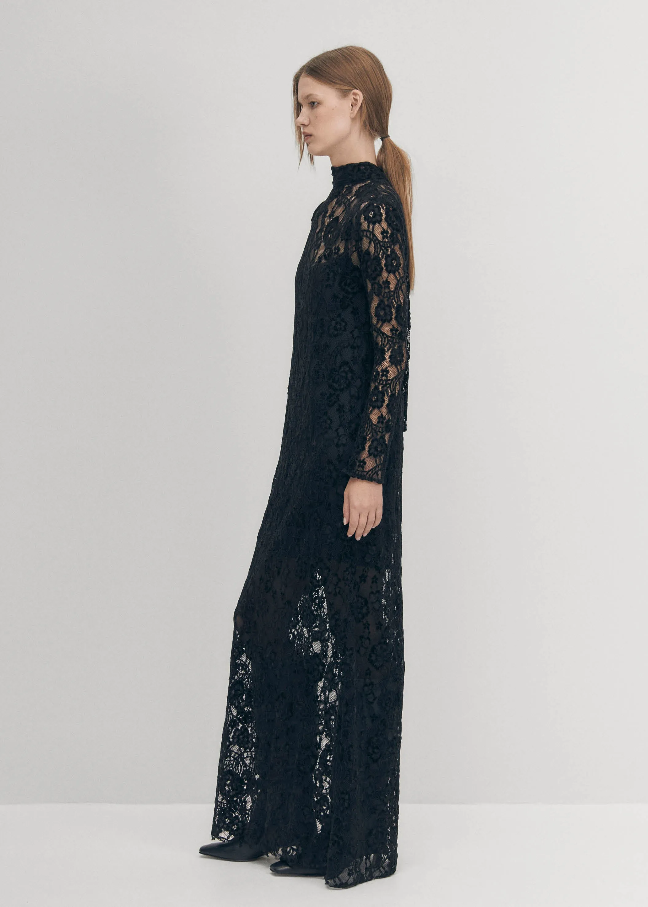 Tiban Lace Black Dress