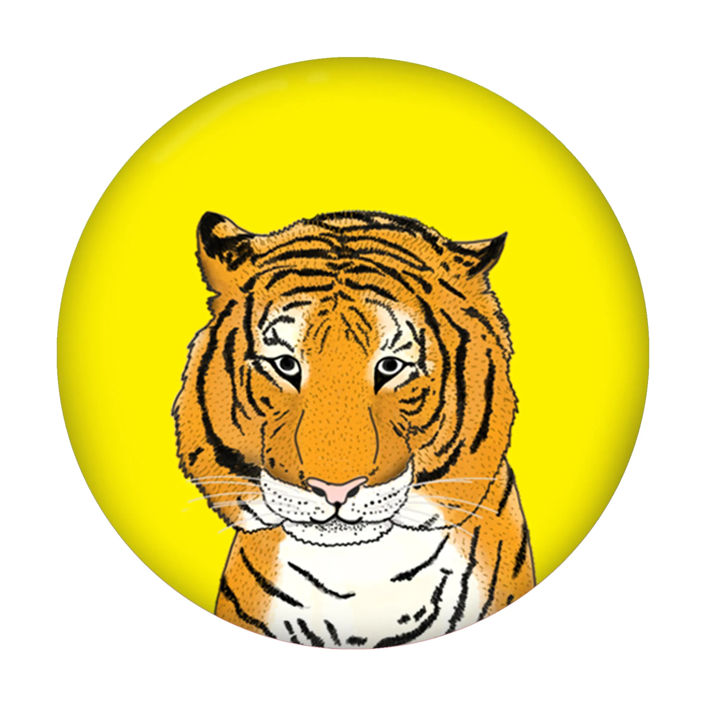 Tiger - Button Badge