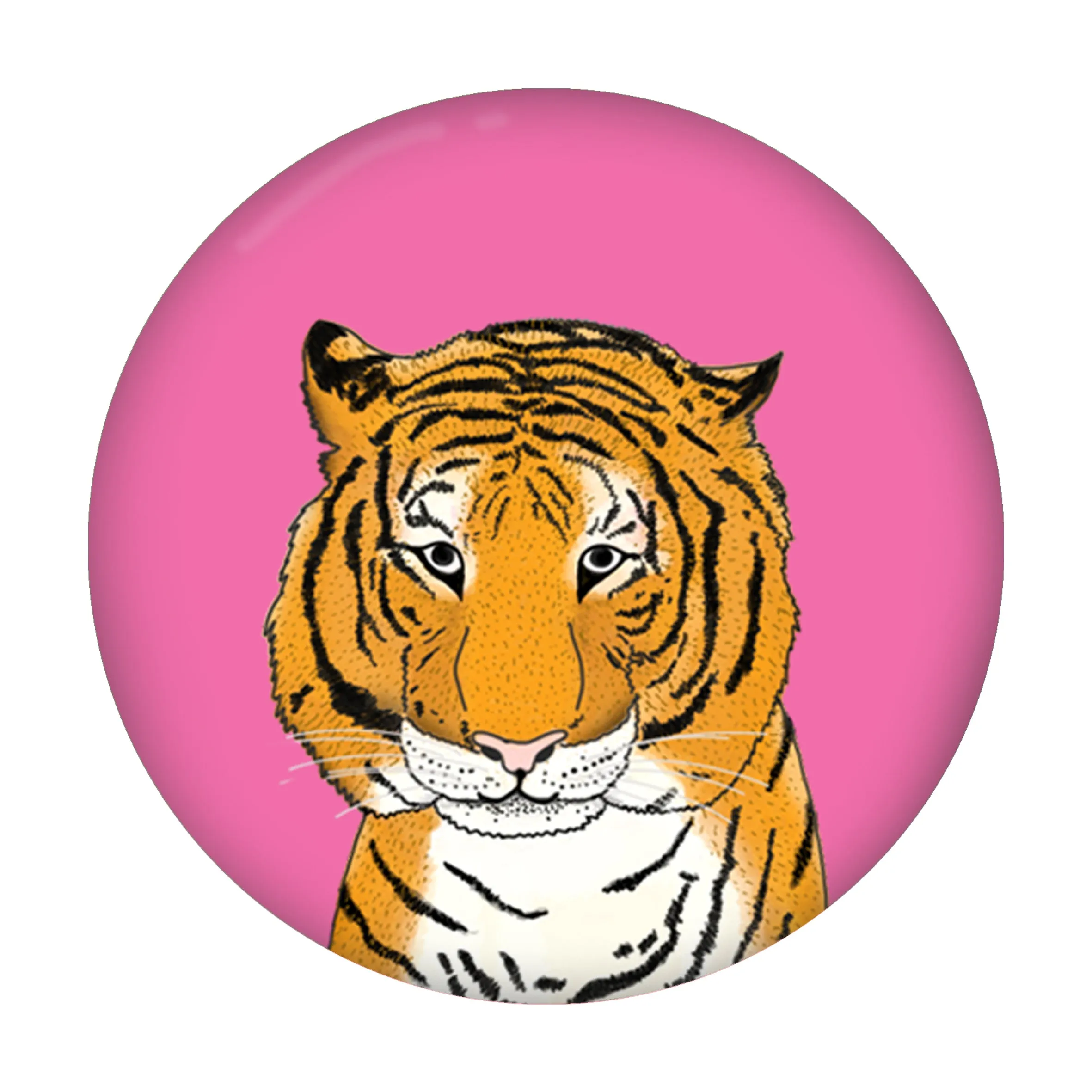 Tiger - Button Badge