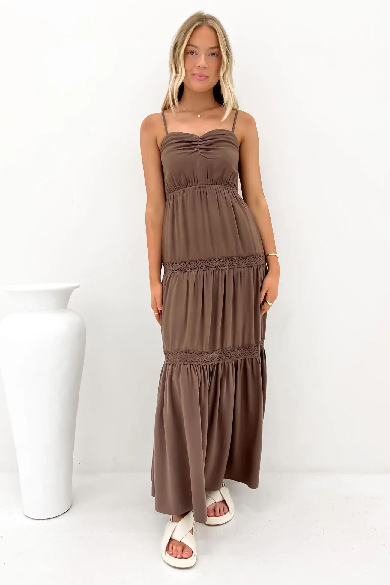 Toledo Maxi Dress Brown