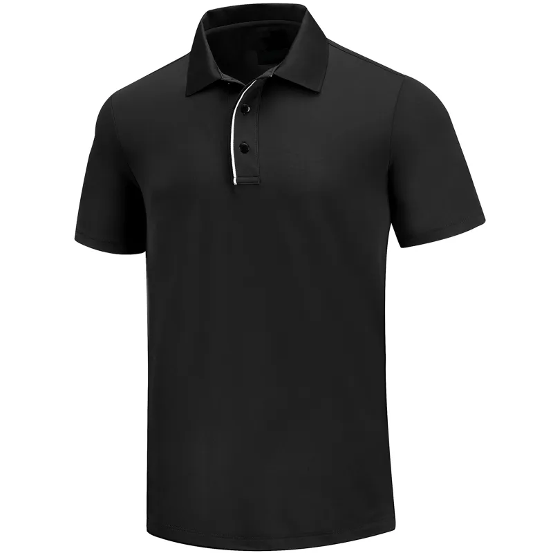 Tour Fit Short Sleeve Golf Shirt Men Blue