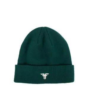 TRADEMARK EMBROIDERED BEANIE - EMERALD GREEN