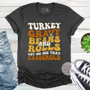 Turkey Gravy Thanksgiving Tee