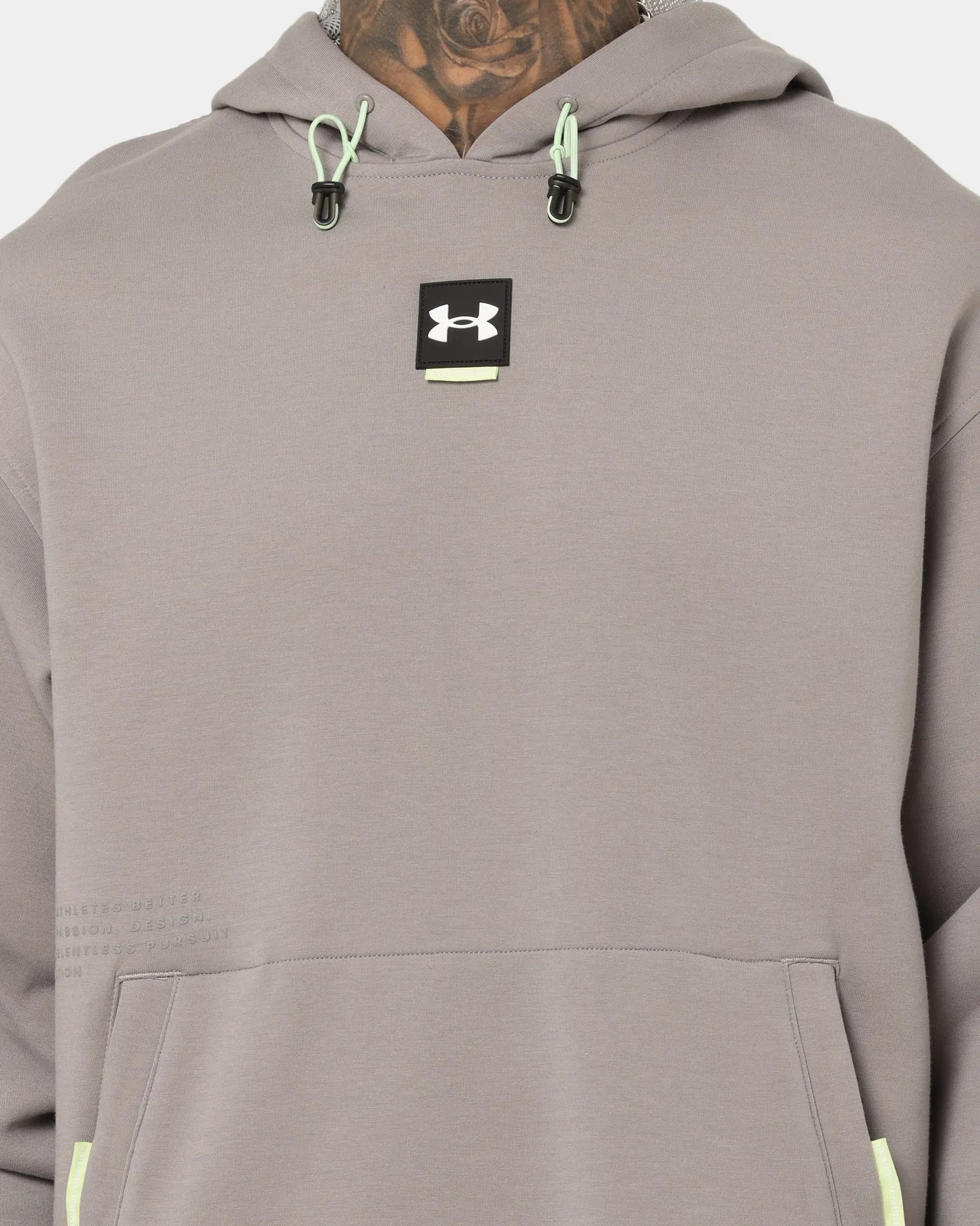 Under Armour Summit Knit Hoodie Pewter/Green