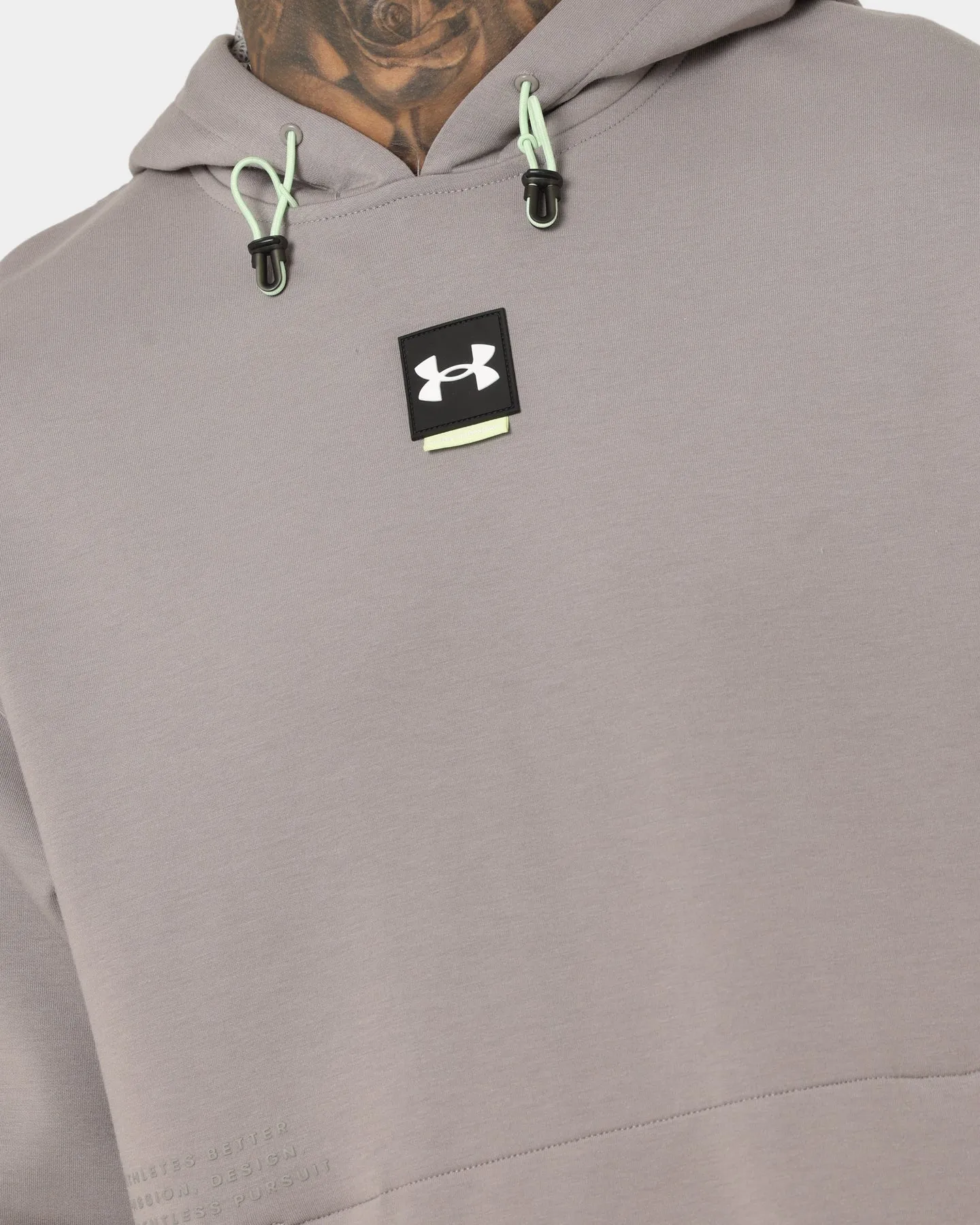 Under Armour Summit Knit Hoodie Pewter/Green