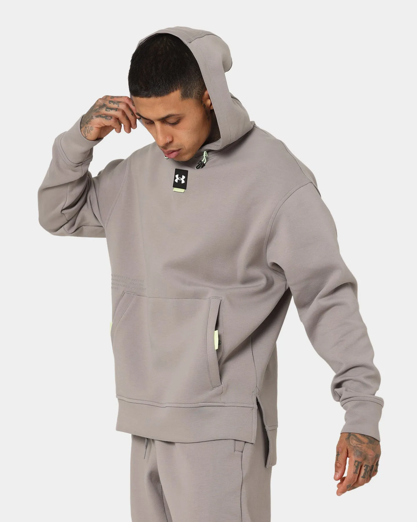 Under Armour Summit Knit Hoodie Pewter/Green