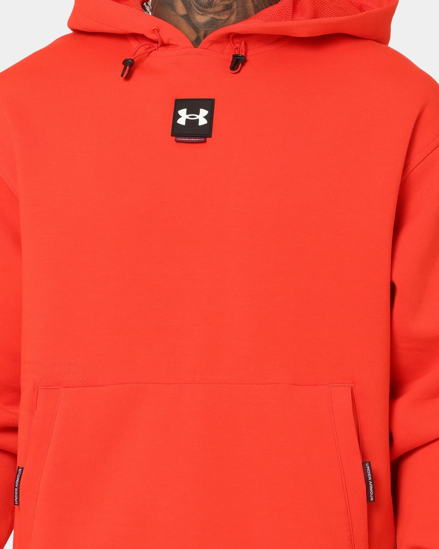 Under Armour Summit Knit Hoodie Red/White