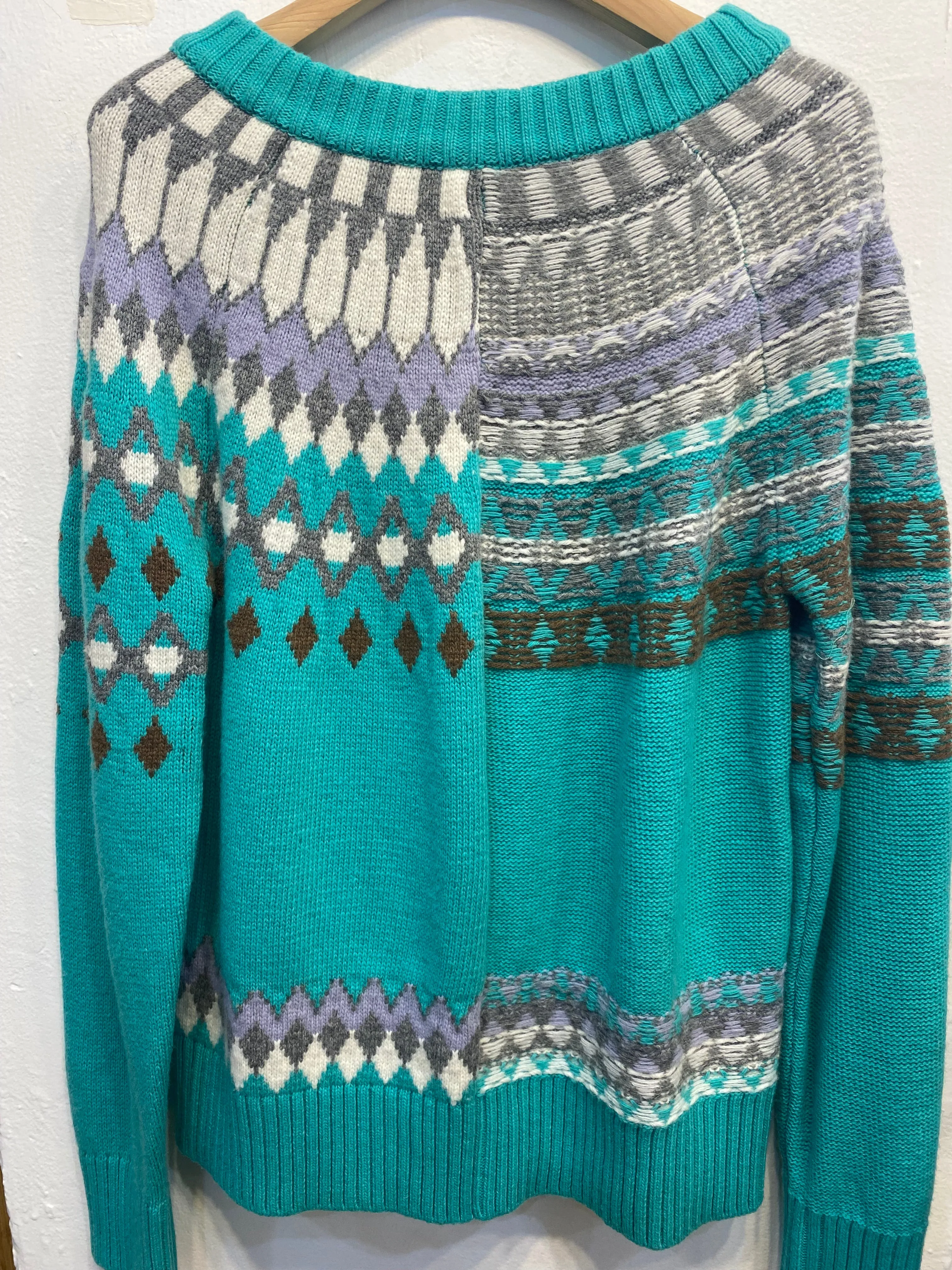 Unique pattern knit sweaters