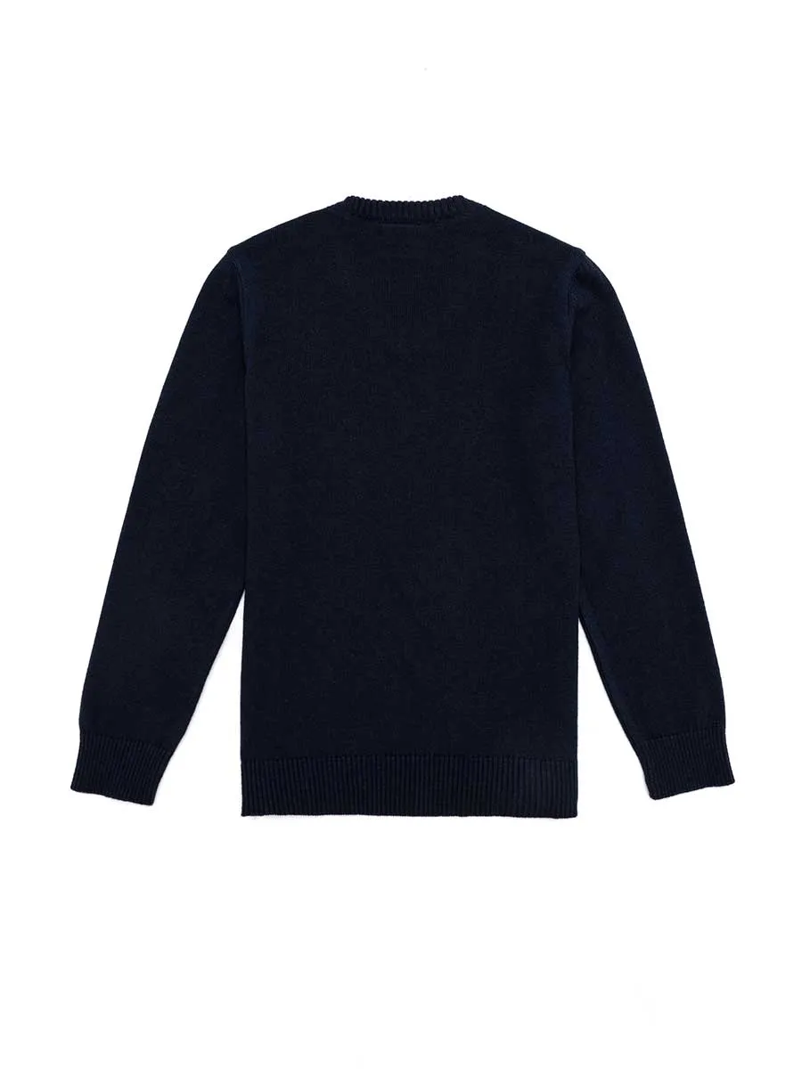 USPA Boys Jumper V/Neck Navy VR033 USPJR342