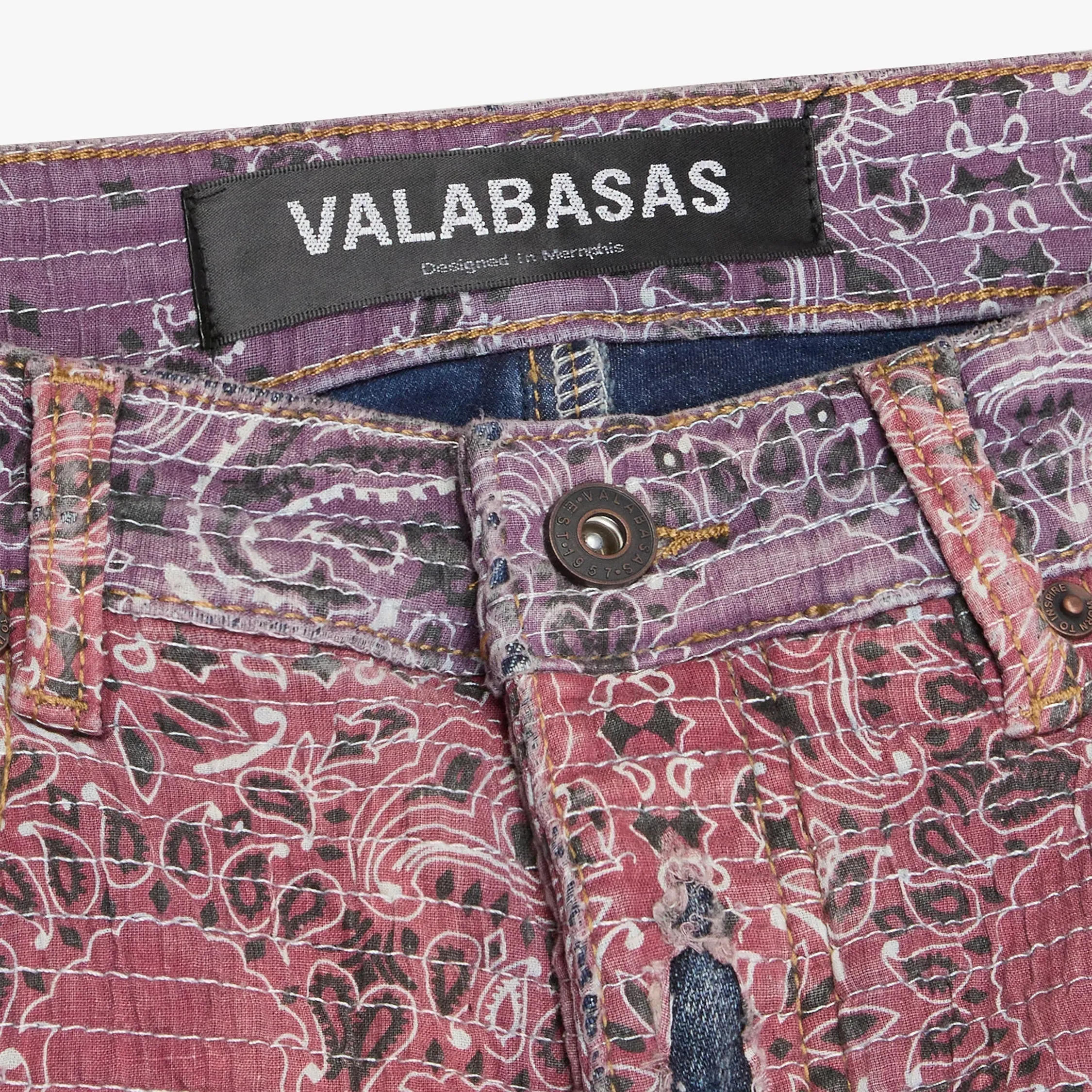 Valabasas "Bandit" Stacked Flare Jean