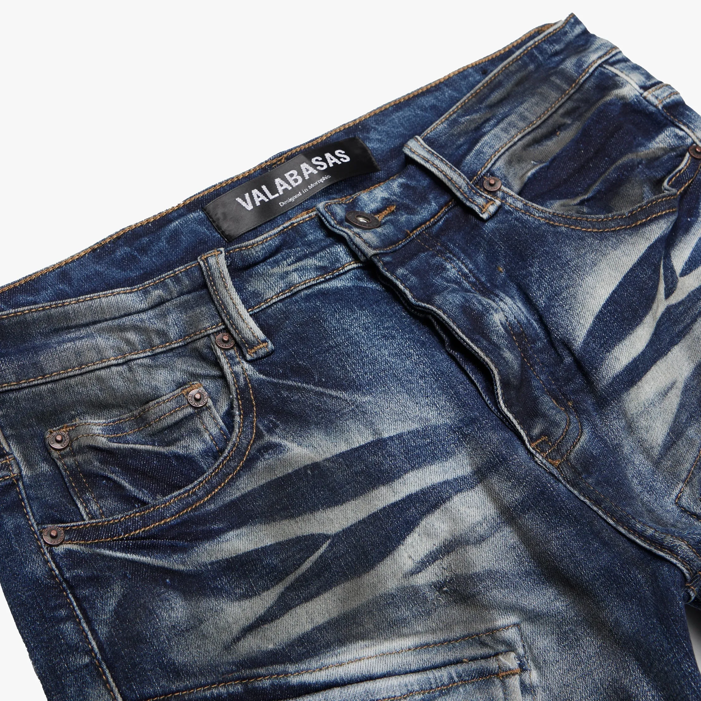 Valabasas "Pinnacle" Stacked Flare Jean