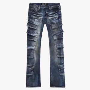 Valabasas "Pinnacle" Stacked Flare Jean