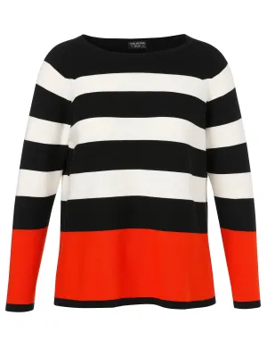 Via Appia Due Striped Knit Jumper