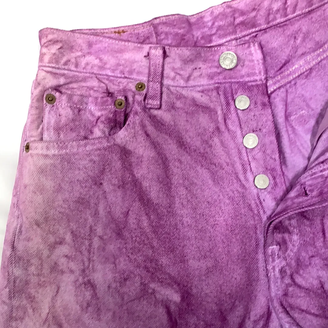 Vintage Levi’s Purple Tie-dye 501 Denim Jeans - W30