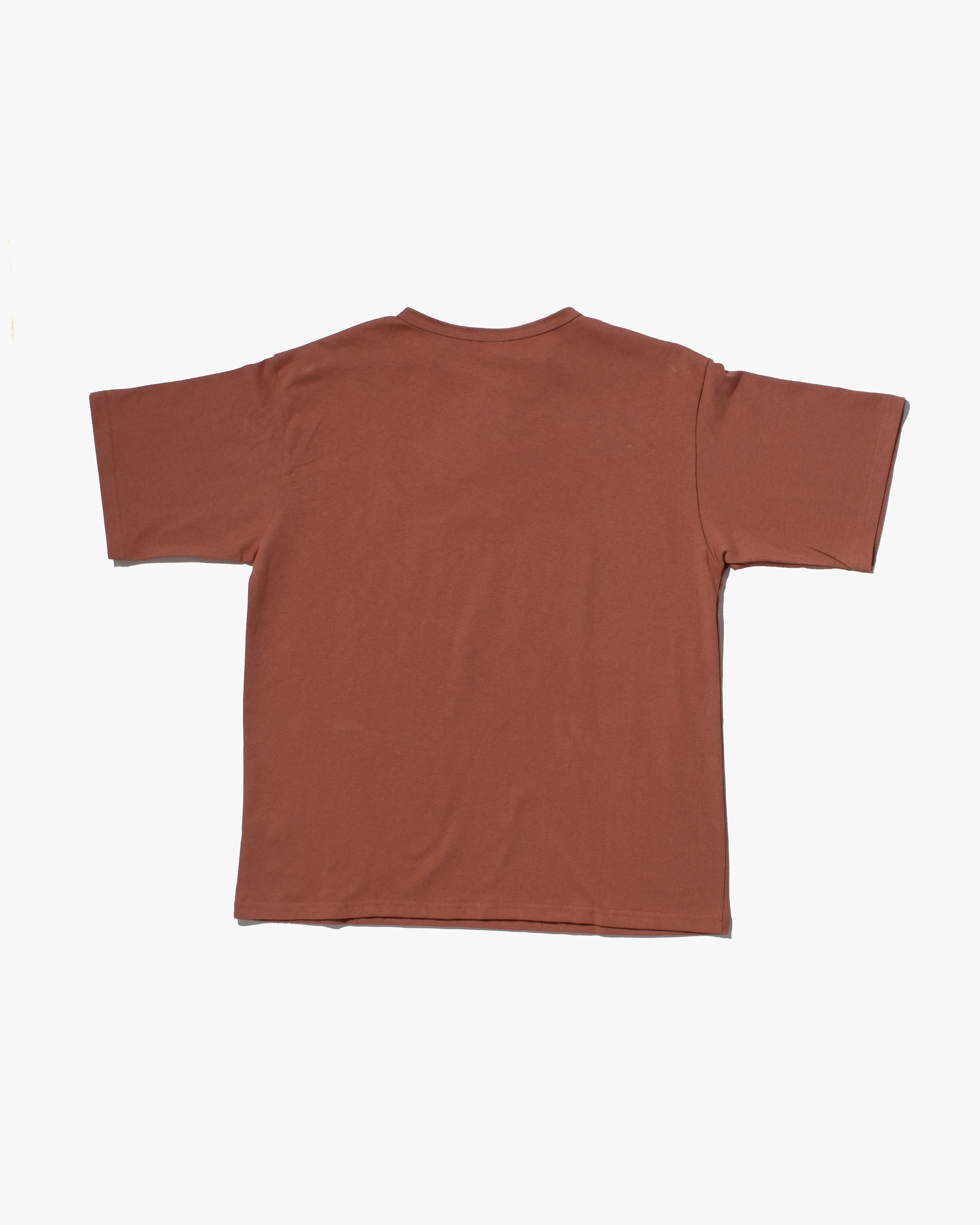 Wa-Modern Henley Tee Dusty Red