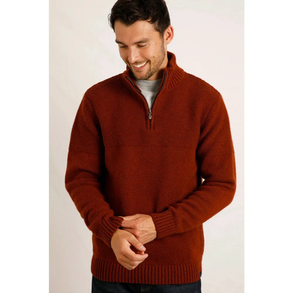 Weird Fish Burnaby 1/4 Zip Knit Jumper