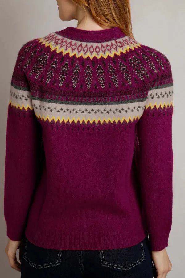 Weird Fish Ladies Lowell Fair Isle Jumper