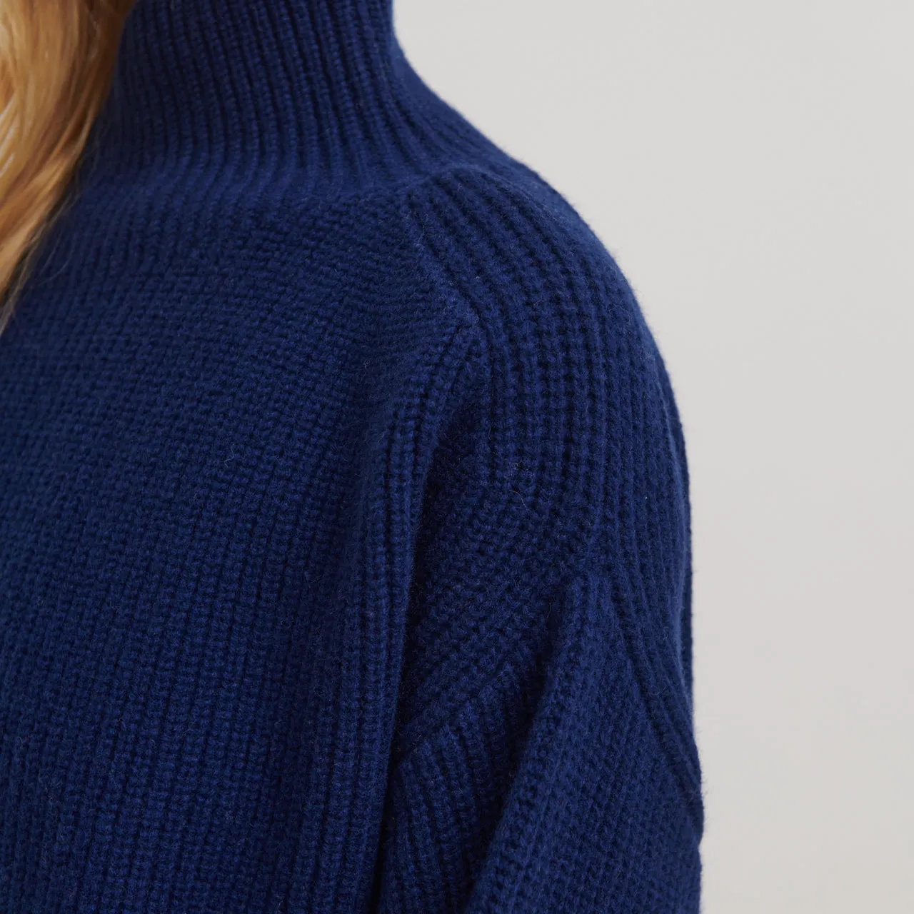 Women's Chunky Rib Sweater - 100% Lambswool *Returning 2025