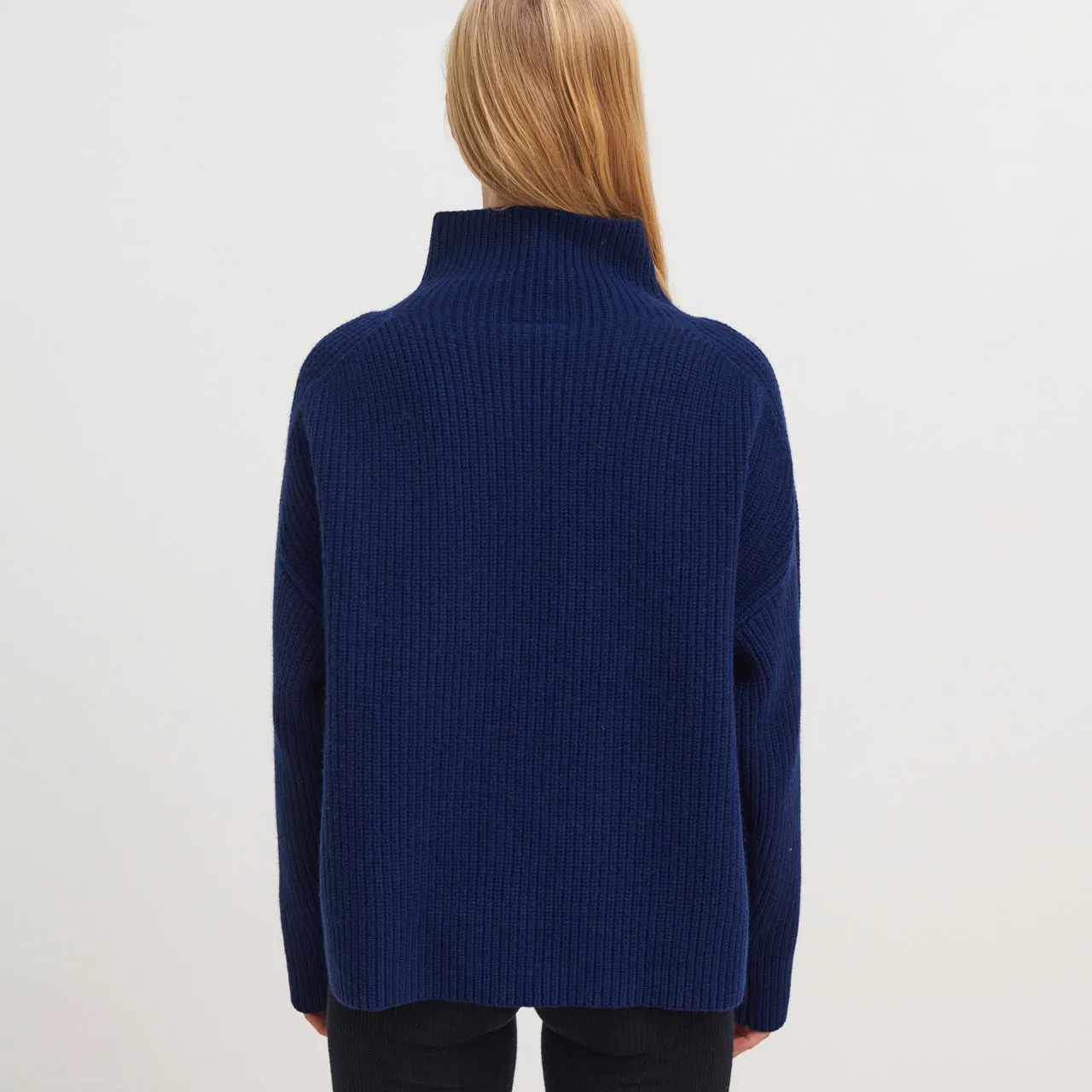 Women's Chunky Rib Sweater - 100% Lambswool *Returning 2025