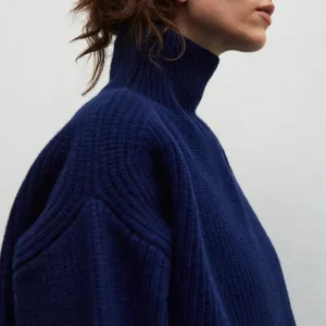 Women's Chunky Rib Sweater - 100% Lambswool *Returning 2025