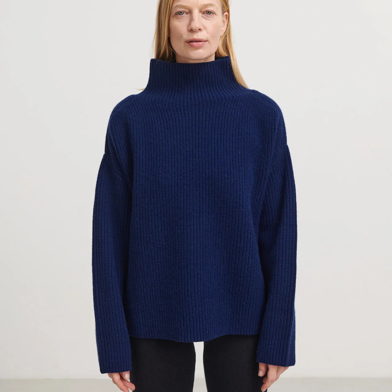 Women's Chunky Rib Sweater - 100% Lambswool *Returning 2025